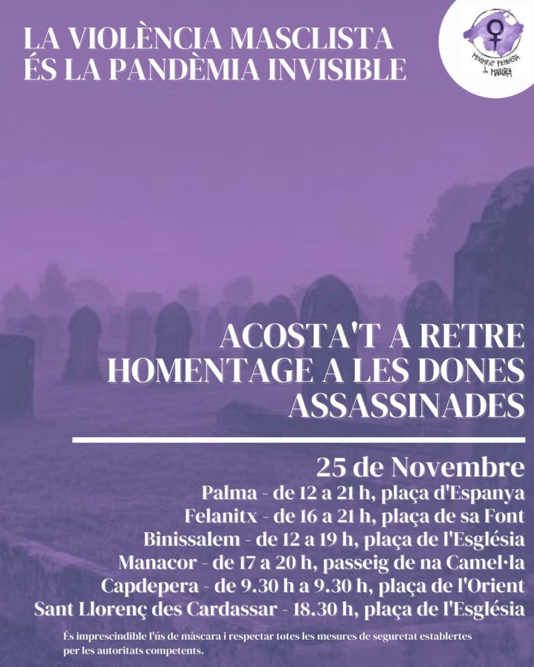 Cartel de actividades