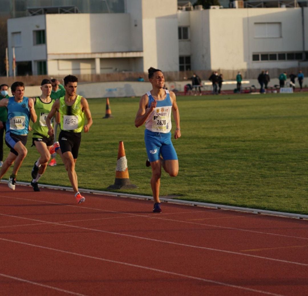 El atleta de la Peña Deportiva en una de las pruebas disputadas