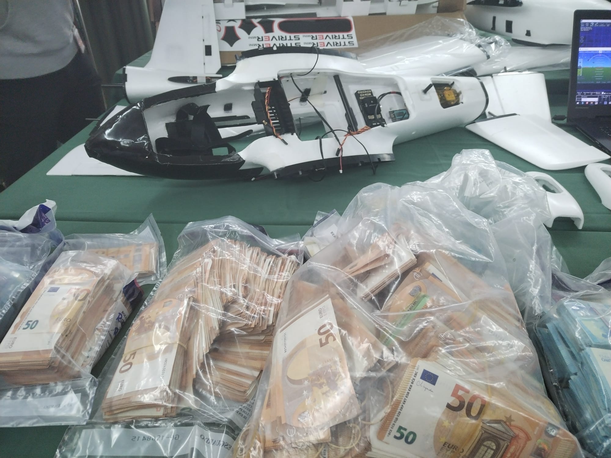 Drones intervenidos por la Guardia Civil