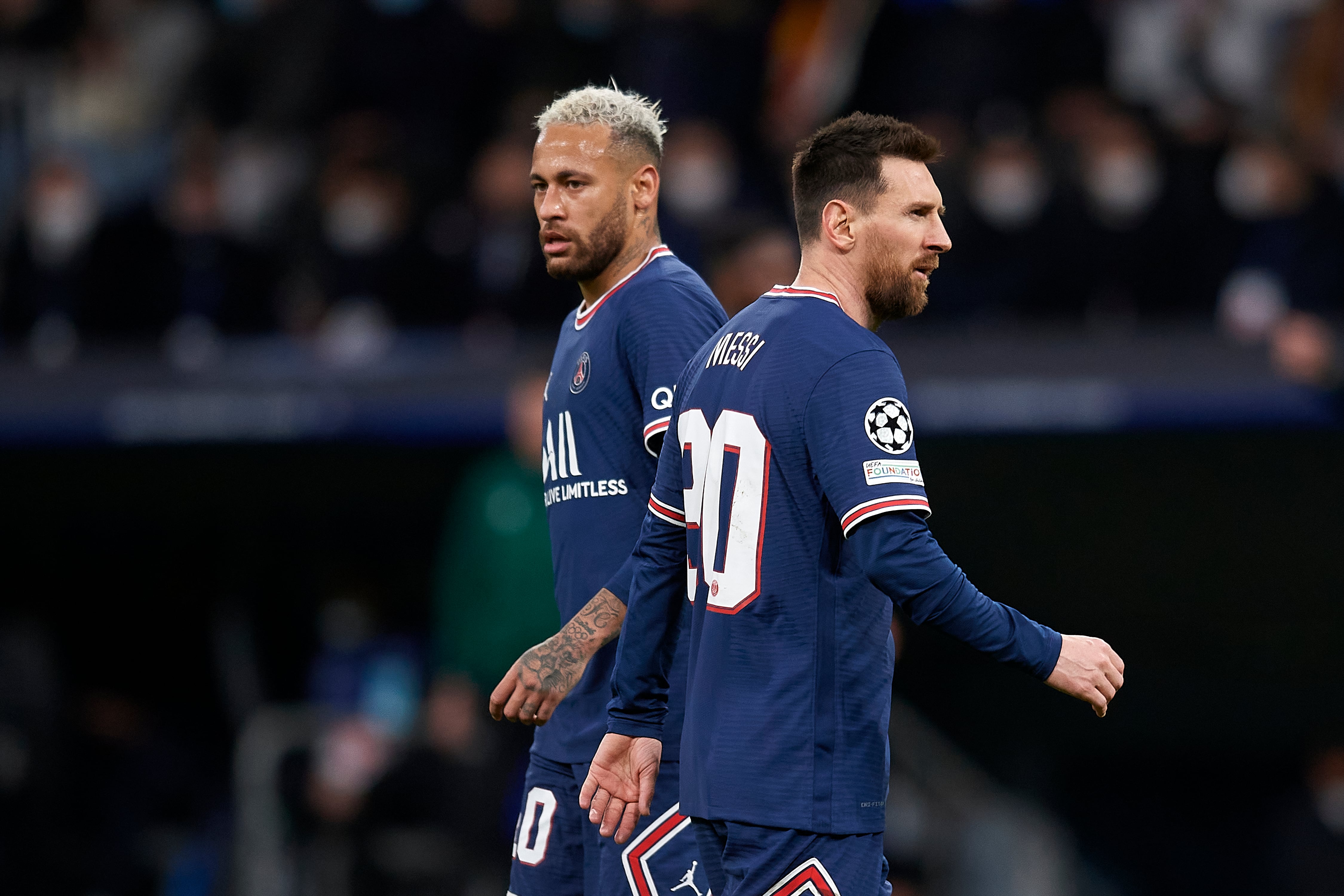 Leo Messi y Neymar, en el Santiago Bernabéu