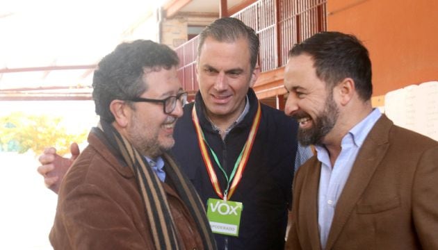 Serrano, Ortega-Smith y Abascal