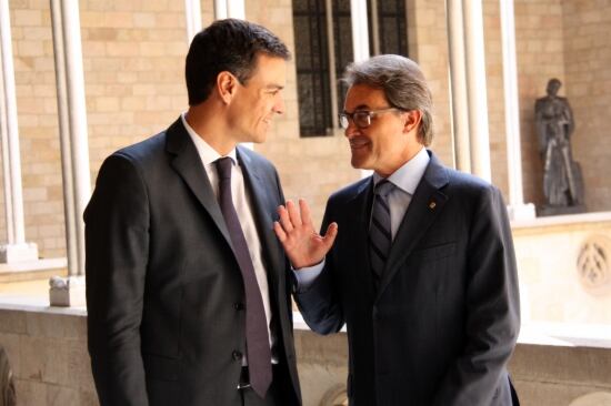 'Artur Mas y Pedro Sánchez'