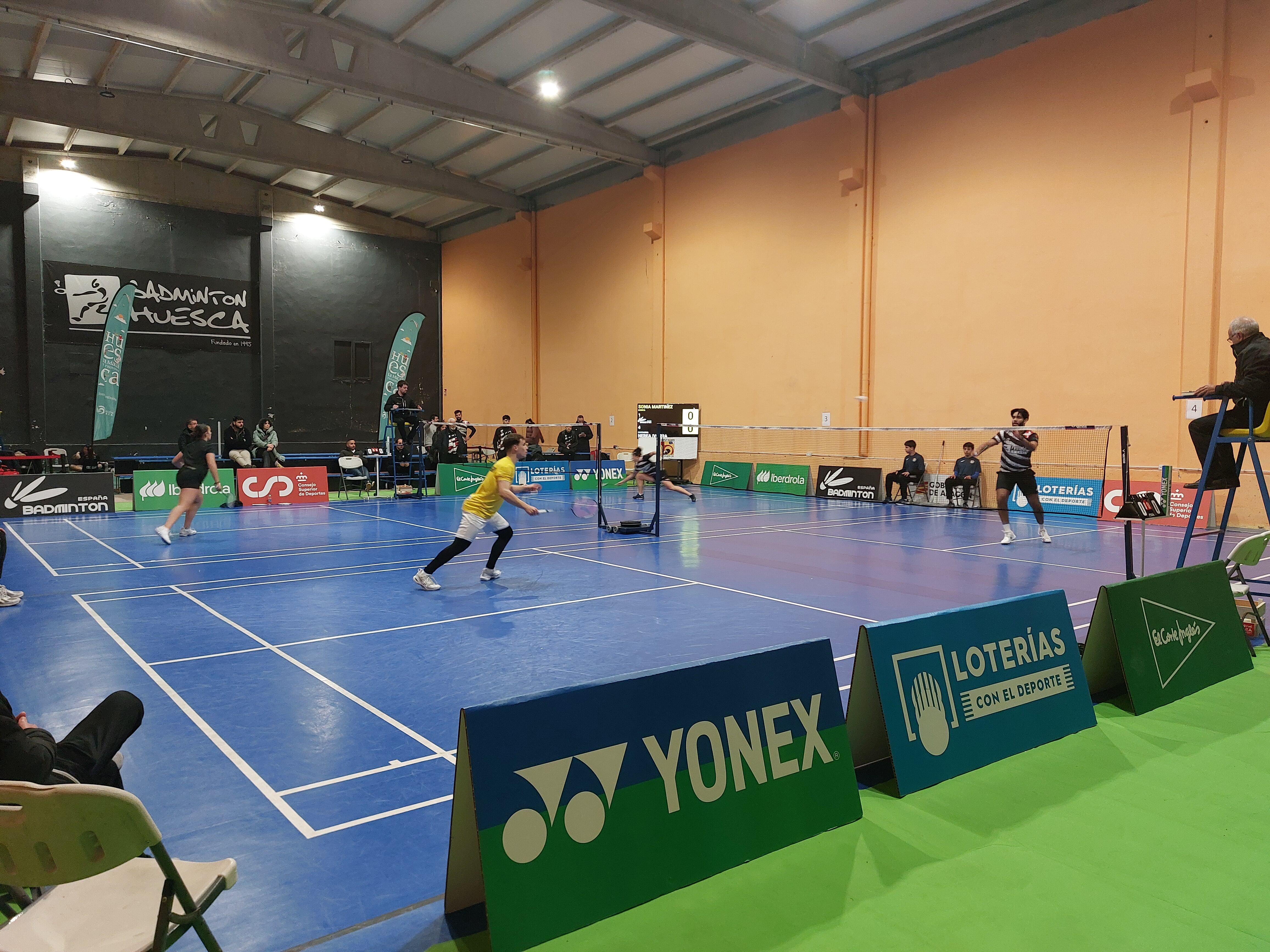 Bádminton Huesca perdía ante Cartagena en la División de Honor