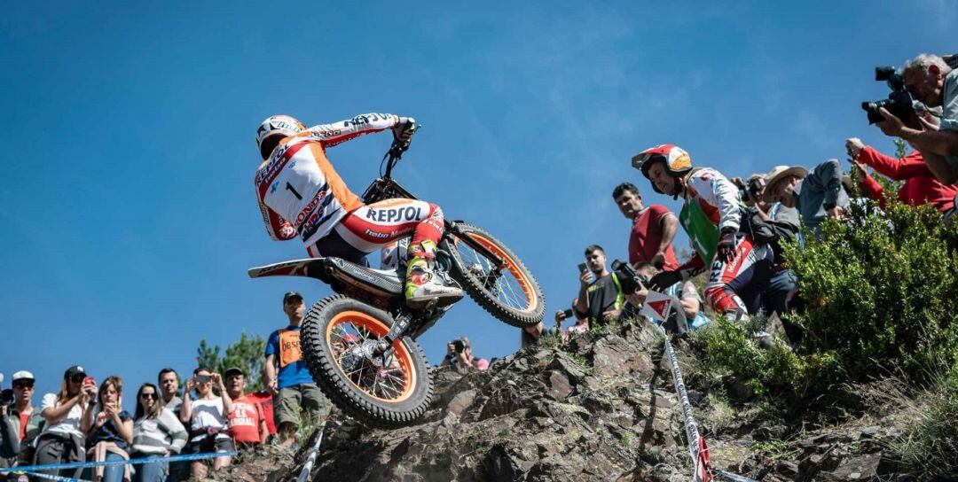 Toni Bou al Trial 3 Nacions 2019.