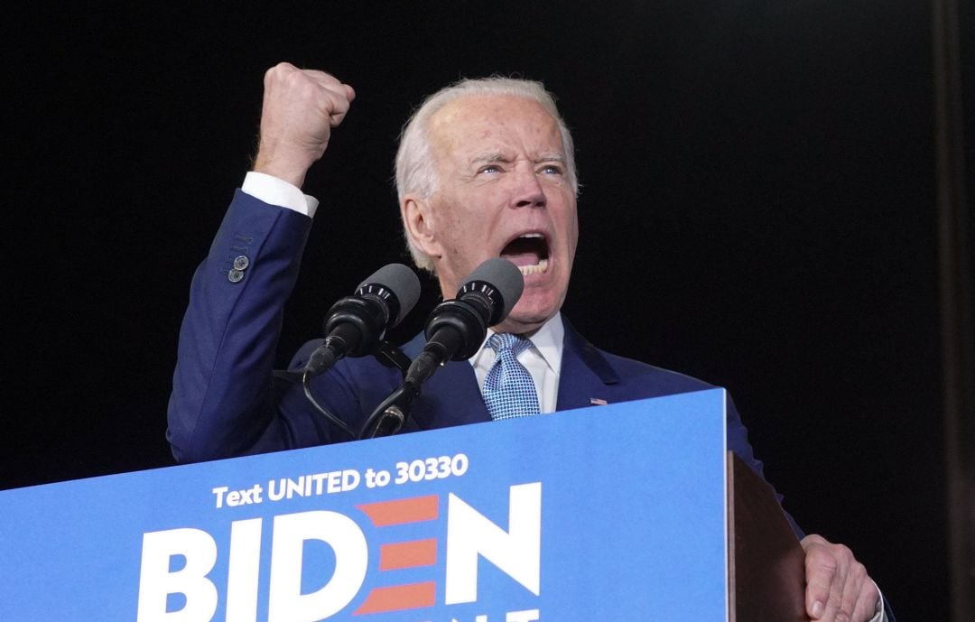 El candidato demócrata Joe Biden, en el &#039;supermartes&#039;.