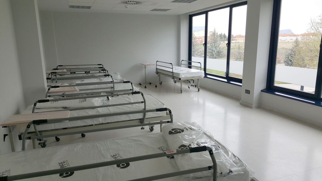 Camas vacías en un Hospital