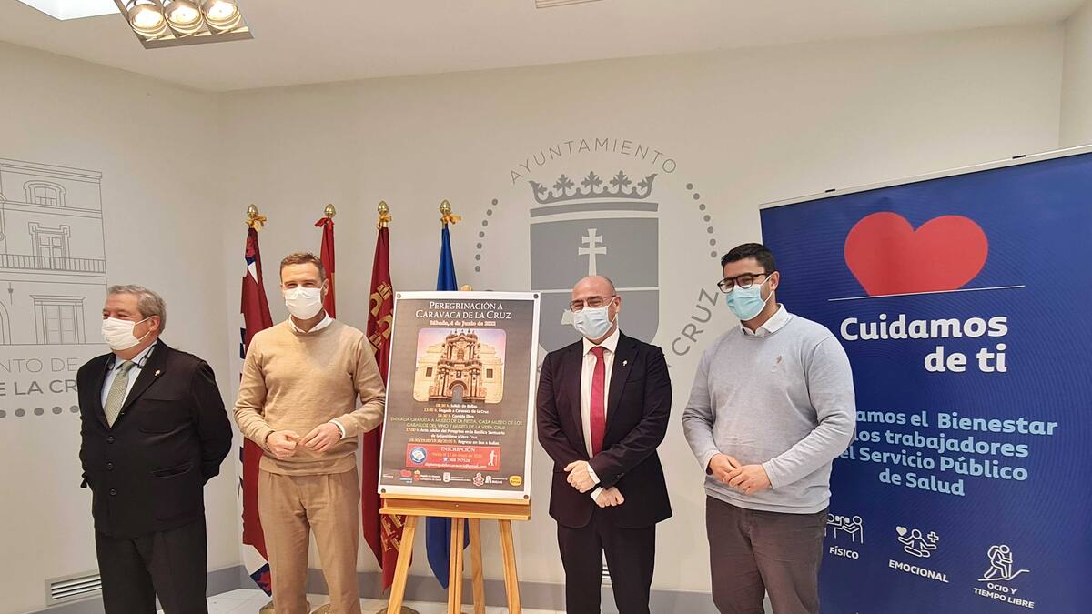 Profesionales del Servicio Murciano de Salud peregrinarán a Caravaca de la Cruz