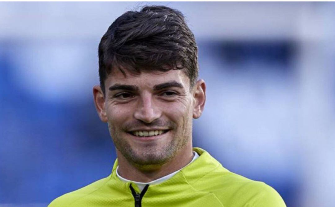 Fran García, jugador del Albacete