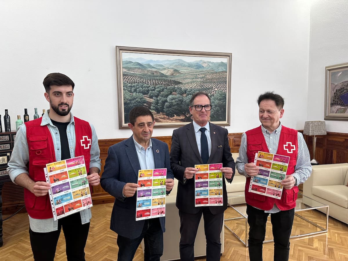 La Diputación de Jaén respalda el Sorteo del Oro de Cruz Roja para apoyar a los colectivos más vulnerables