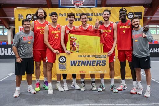 Raúl Fernández consigue ganar el National League de 3x3 U23 masculino.