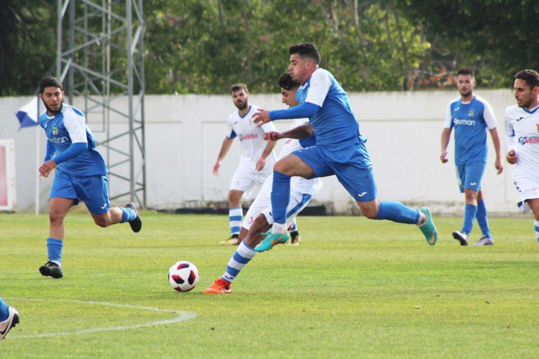 Partido disputado en el Barbadillo este domingo