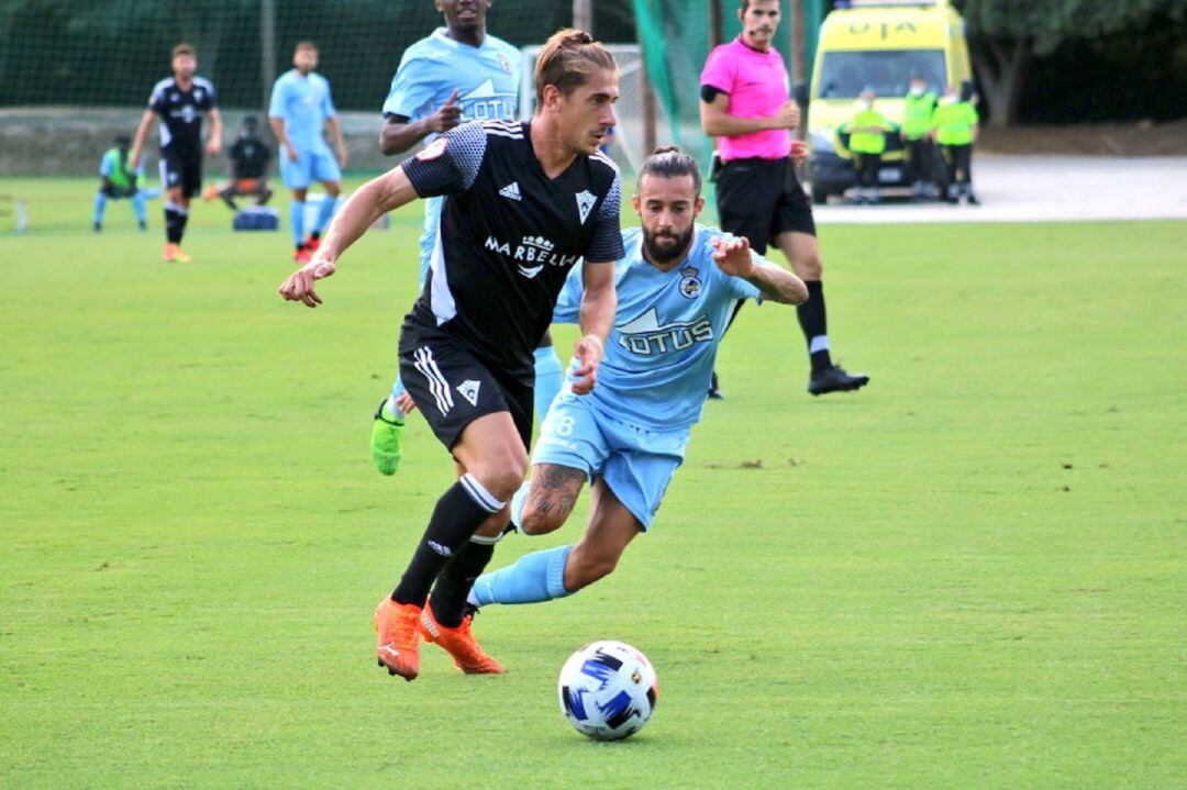 Antoñito durante el partido.