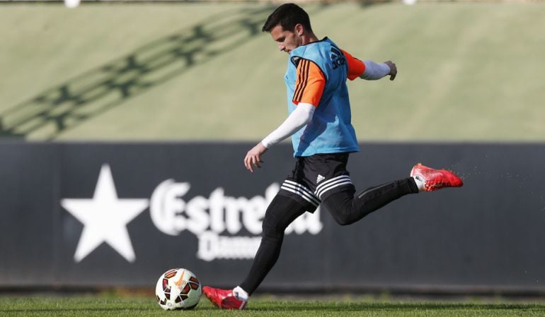 Piatti, en un entrenamiento