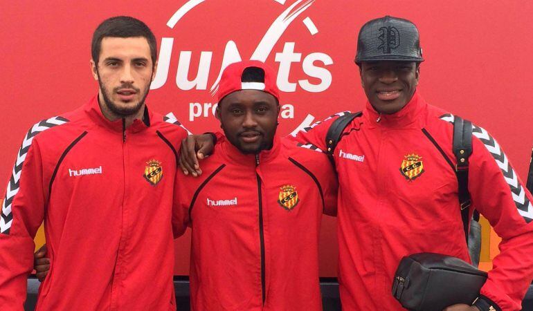 D'esquerra a dreta; Aburjania, Madinda i Ondoa.