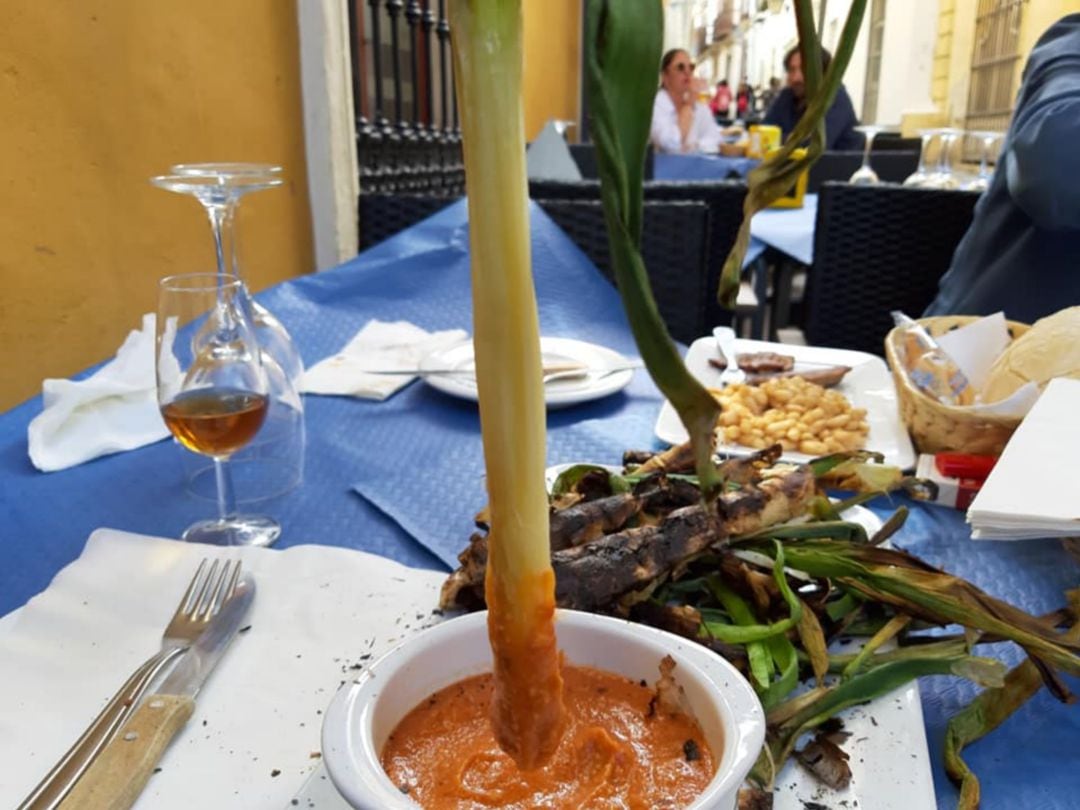 Calçotada en La Parra Vieja