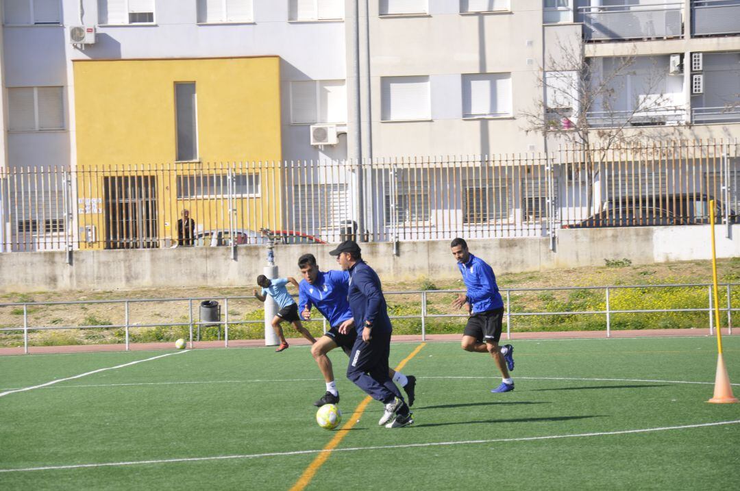 Israel durante el entrenamiento del viernes en La Granja