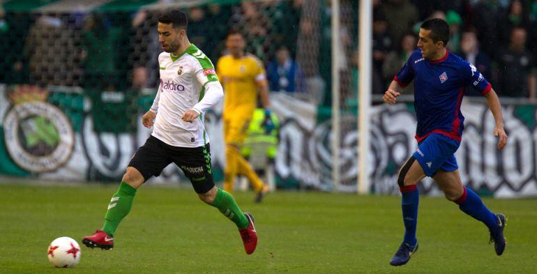 Gándara, durante un partido de la pasada campaña