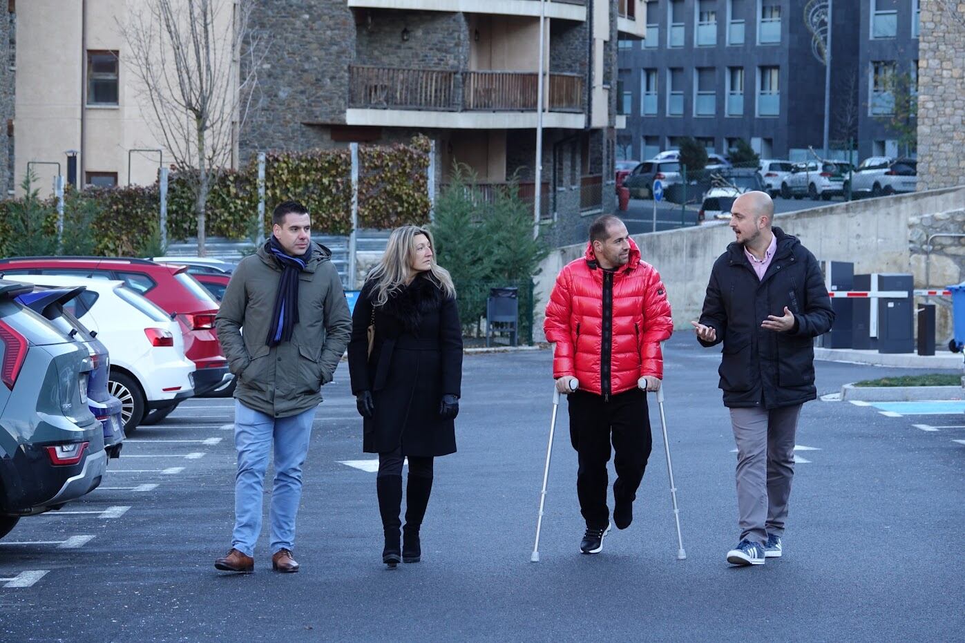 Els integrants UP + DA + Independents durant l'acte d'avui.