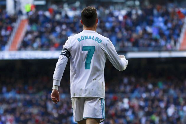 Cristiano en un partido la pasada temporada contra el Alavés