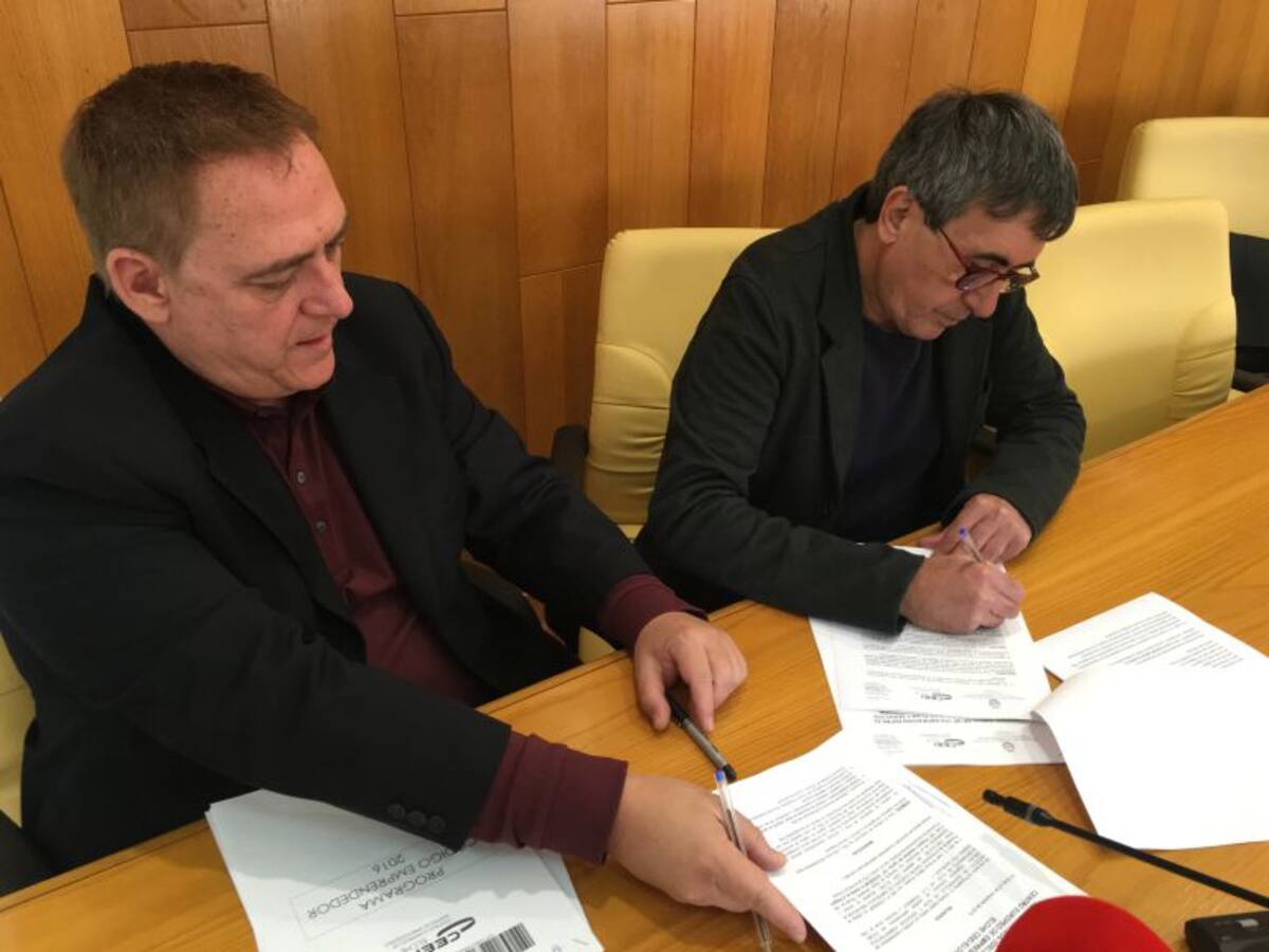 Convenio para apostar por el emprendedurismo