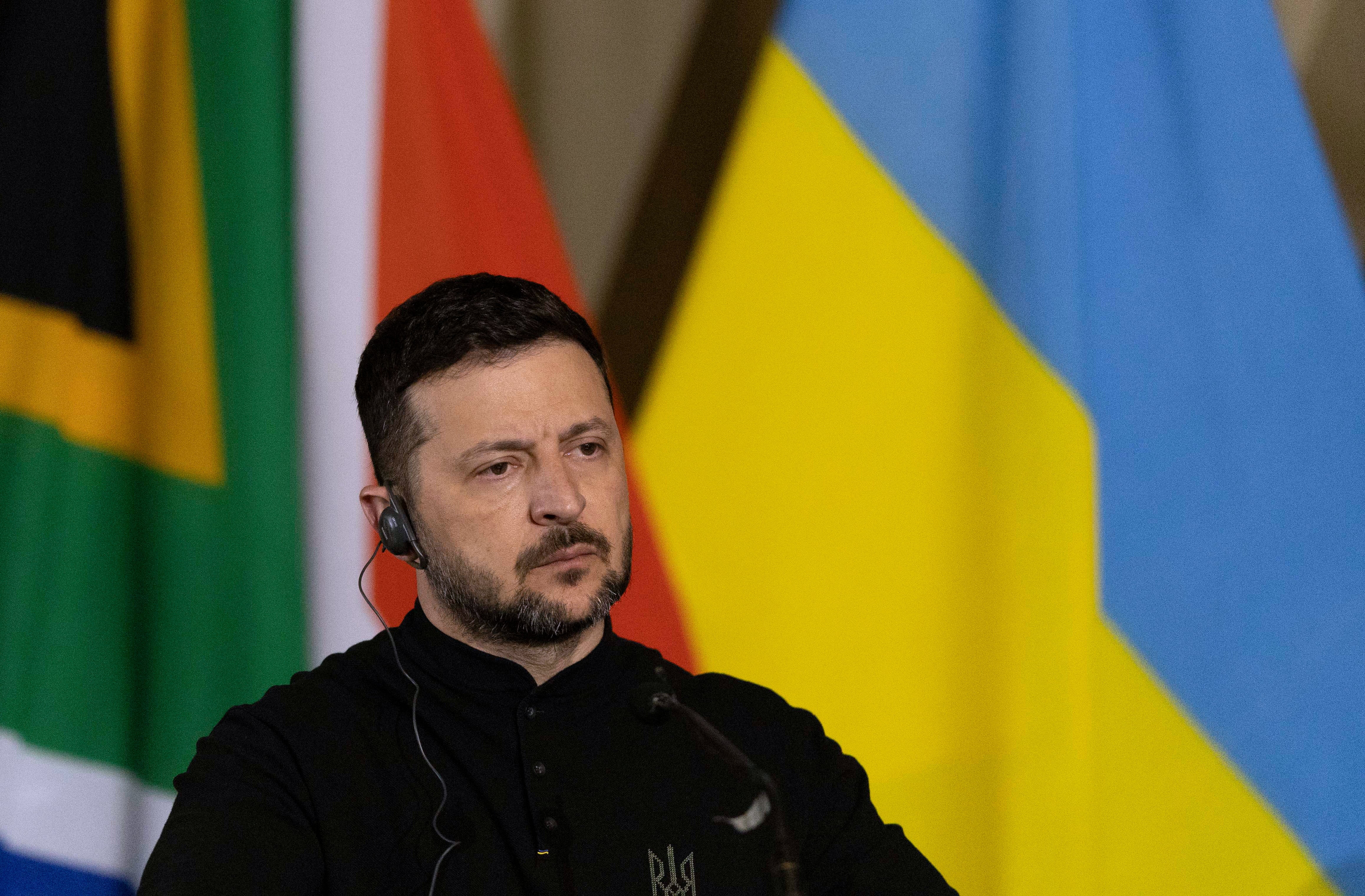 El presidente de Ucrania, Volodimir Zelenski.