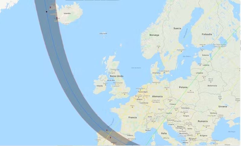 Donde se podrá ver el eclipse total de Sol del 12 de agosto de 2026