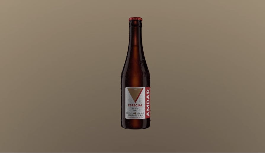 La cervecera zaragozana Ambar presenta su nueva imagen en una botella más sostenible. Además, modifica su proceso de elaboración consiguiendo así un sabor más fuerte.