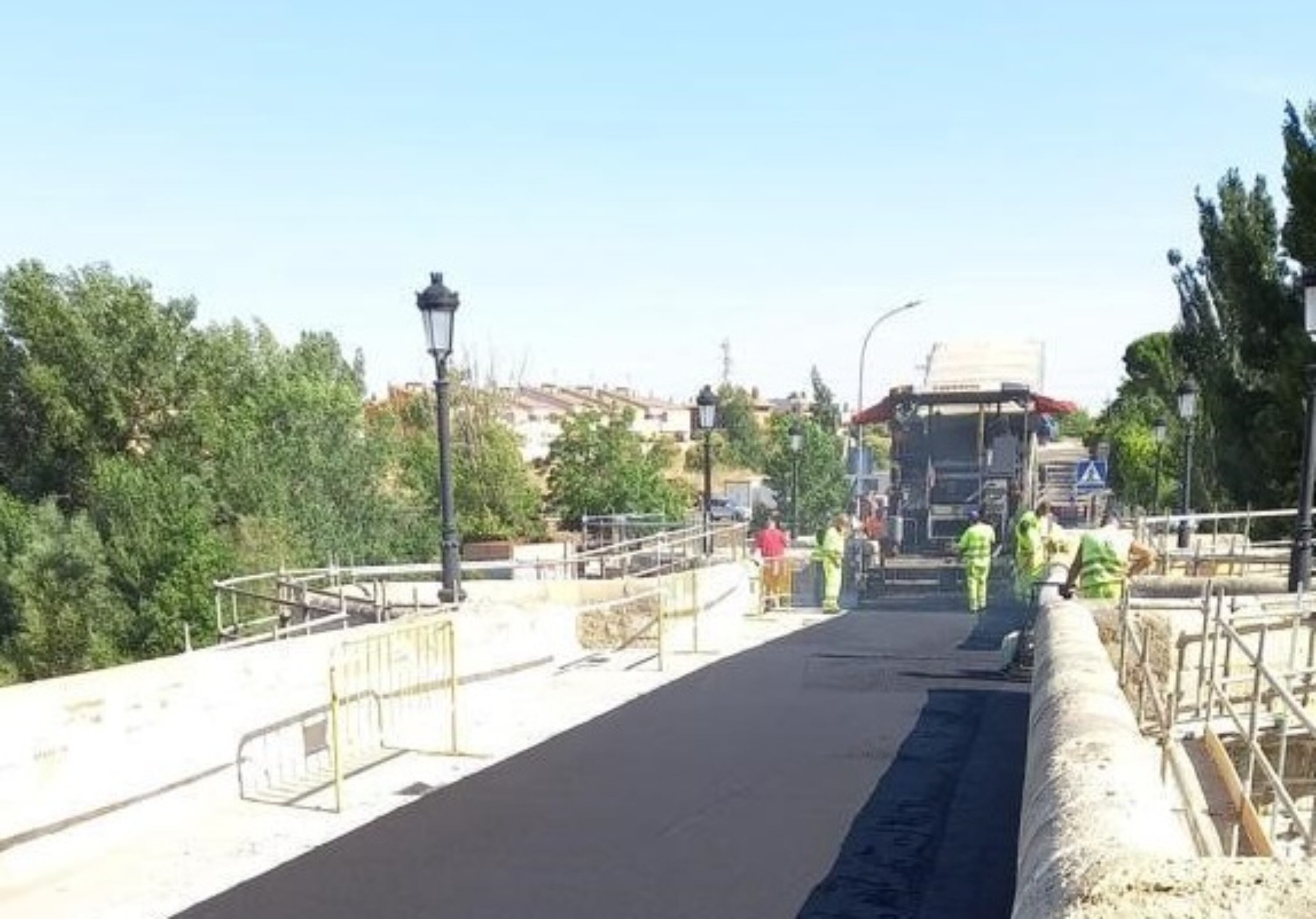 Obras en el puente sobre el Pisuerga en Cabezón - Junta de Castilla y León