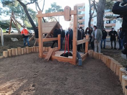 Zona infantil del nuevo parque.