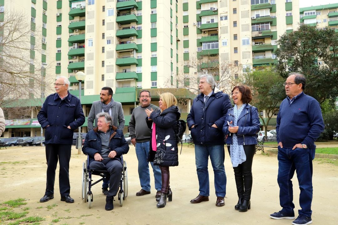 Visita de la alcaldesa al Parque Atlántico