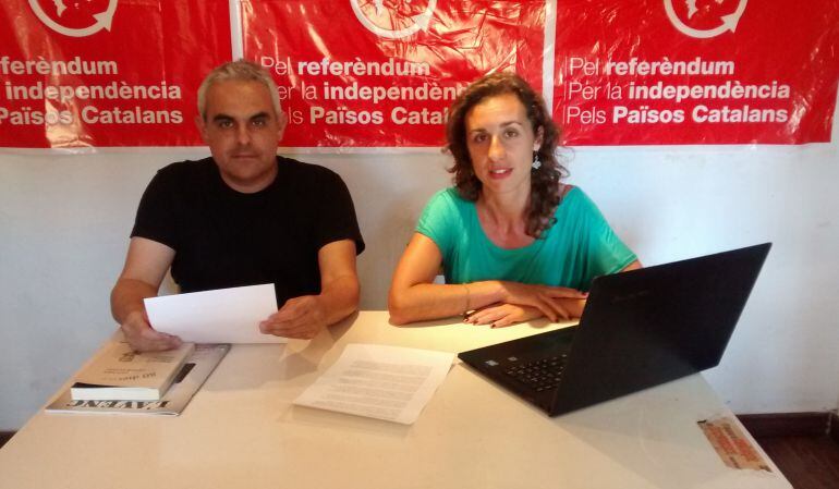 Imatge d'arxiu dels dos regidors de la CUP de Tarragona.