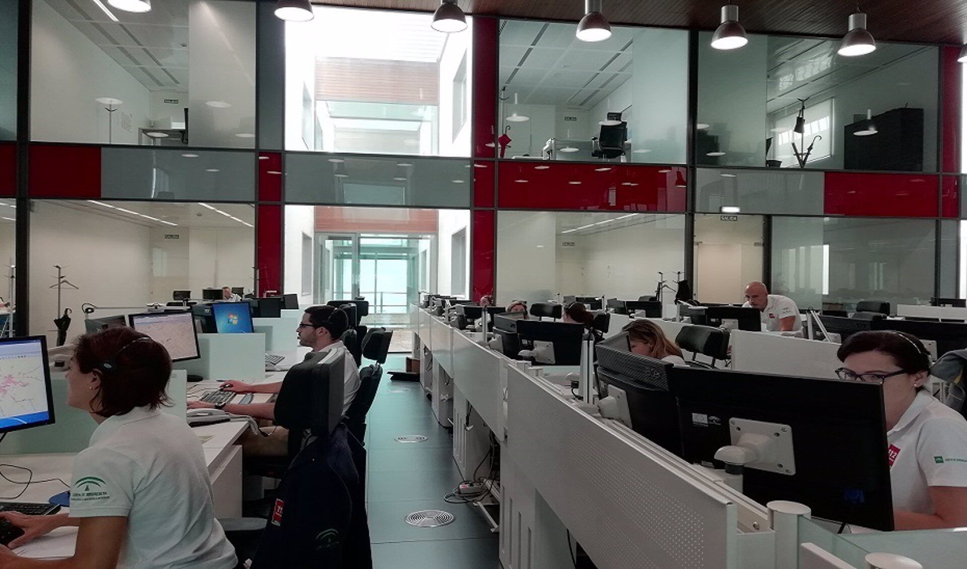 Centro coordinador de emergencias del 112