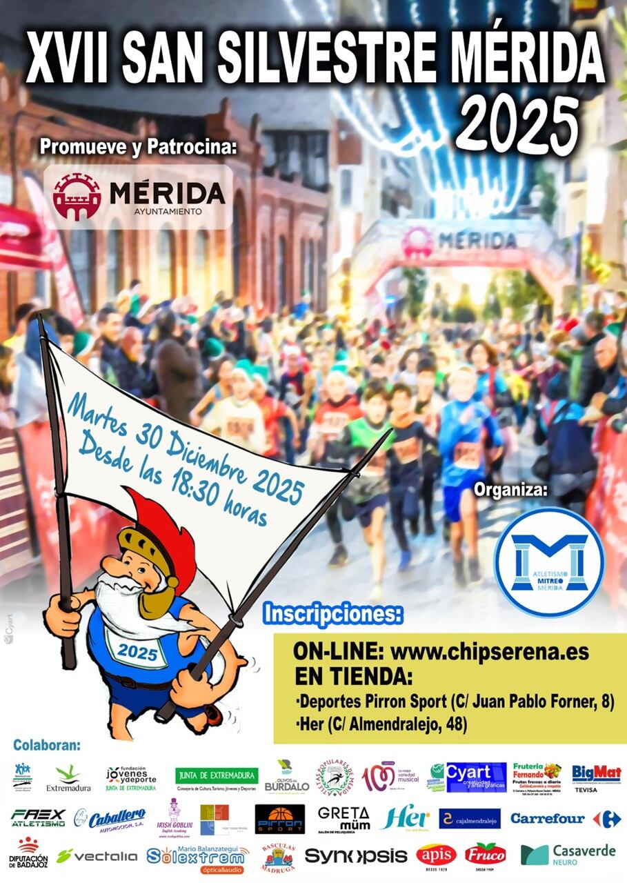 Cartel San Silvestre Mérida 2025