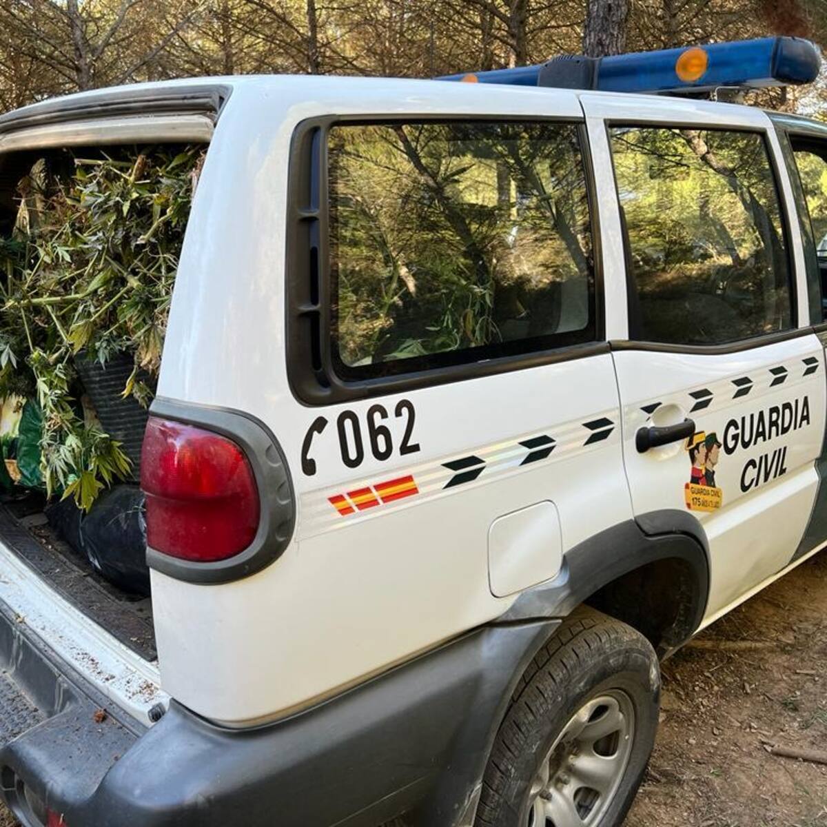 La Guardia Civil incauta una tonelada de marihuana y detiene una persona en el Sobrarbe