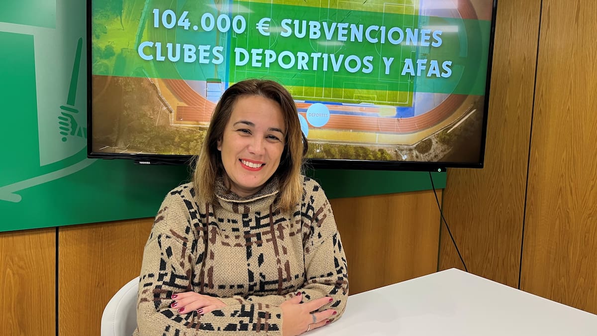 Patricia Martínez, edil de Deportes de Petrer, detalla las subvenciones a deportistas