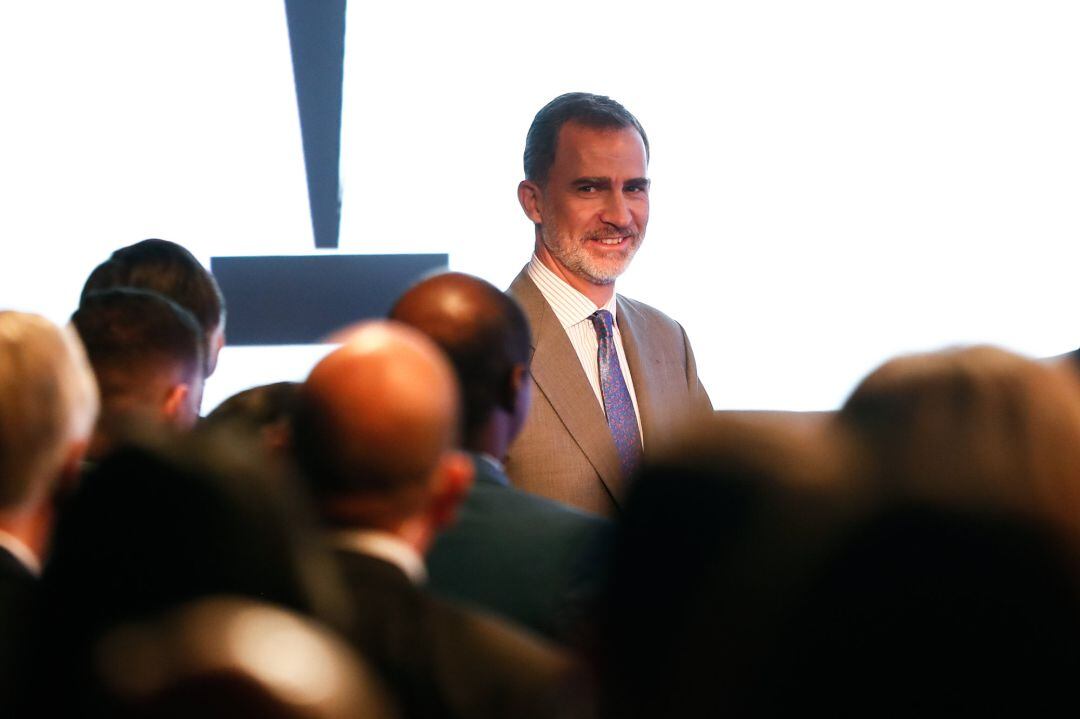El Rey Felipe VI durante la ceremonia de entrega de los XXXVI Premios Rey de España