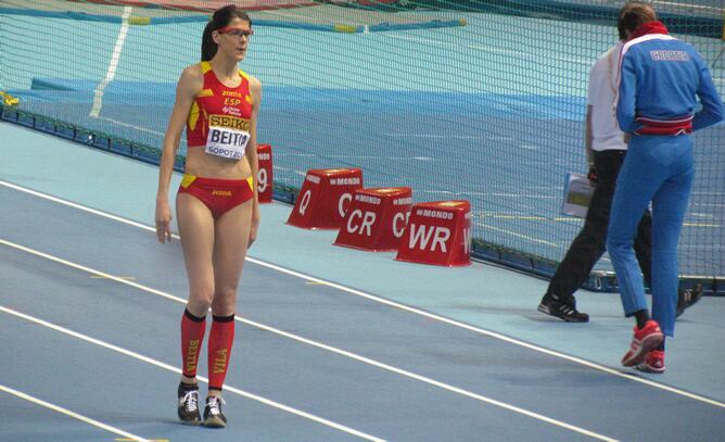 La cántabra se mostró muy fuerte en la clasificación con un salto sobre 1,95 metros