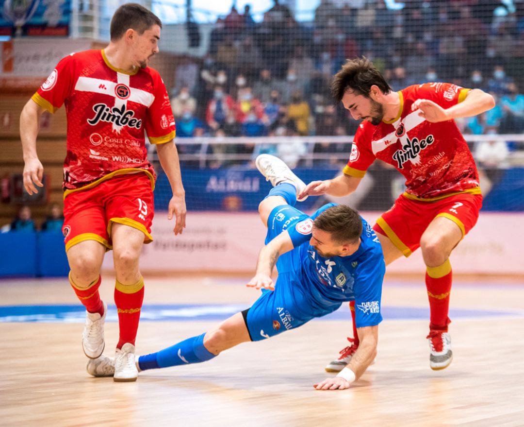 Foto de archivo del partido de ida entre Valdepeñas y Jimbee