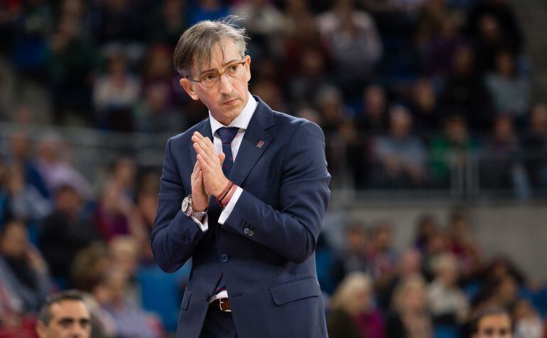 Moncho Fernández, técnico del Obradoiro