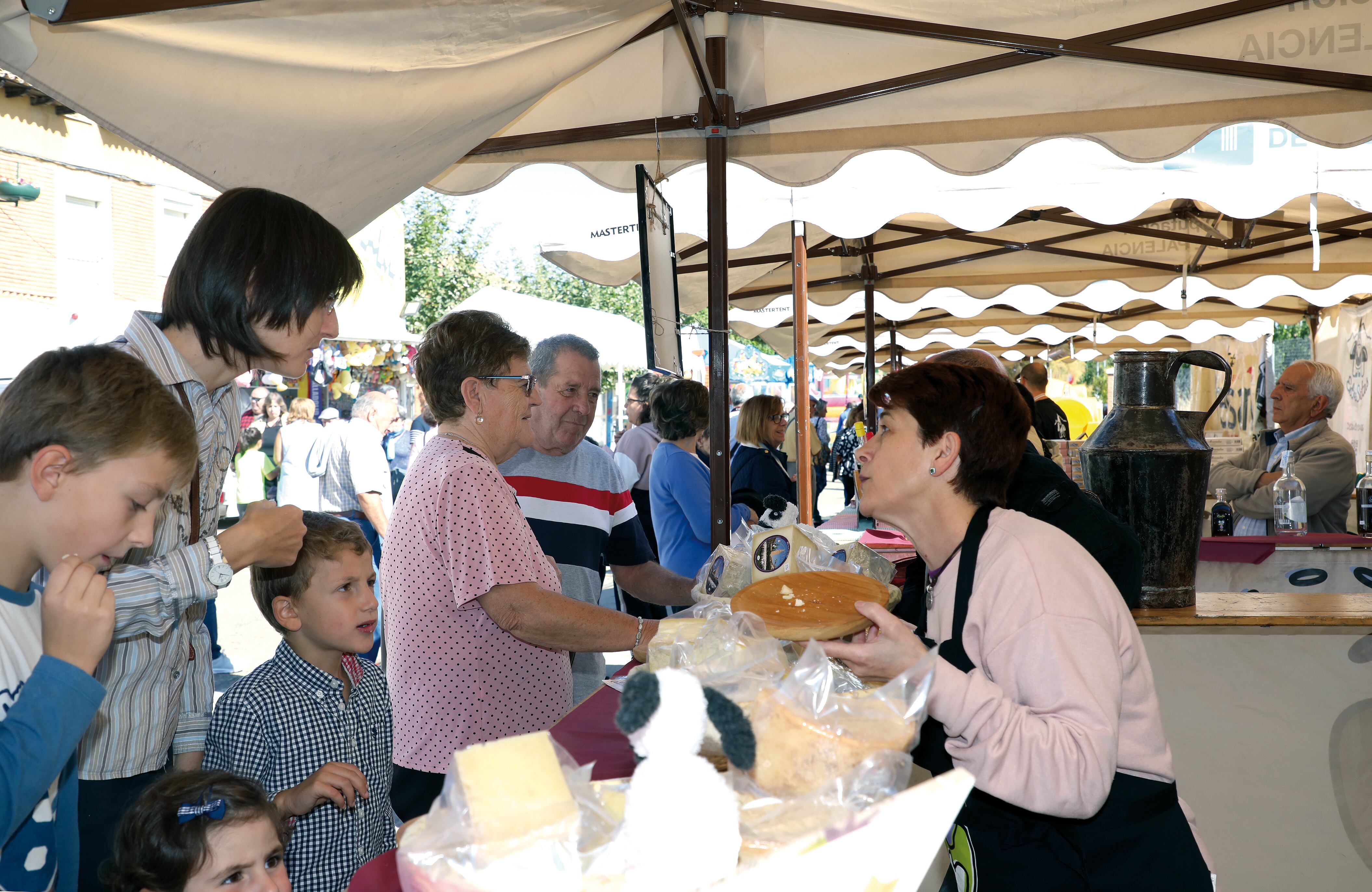 Imagen de archivo de la anterior Feria Alimentaria en Grijota