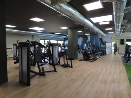 Las instalaciones de fitness del centro.