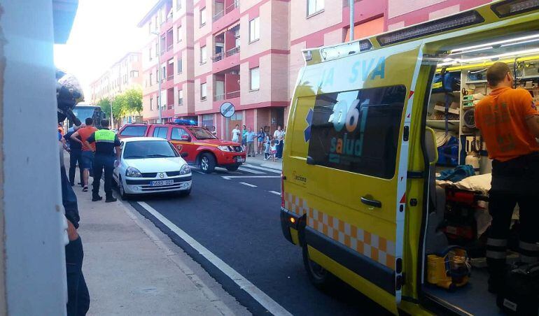 Los servicios de emergencia acudieron al lugar del atropello.