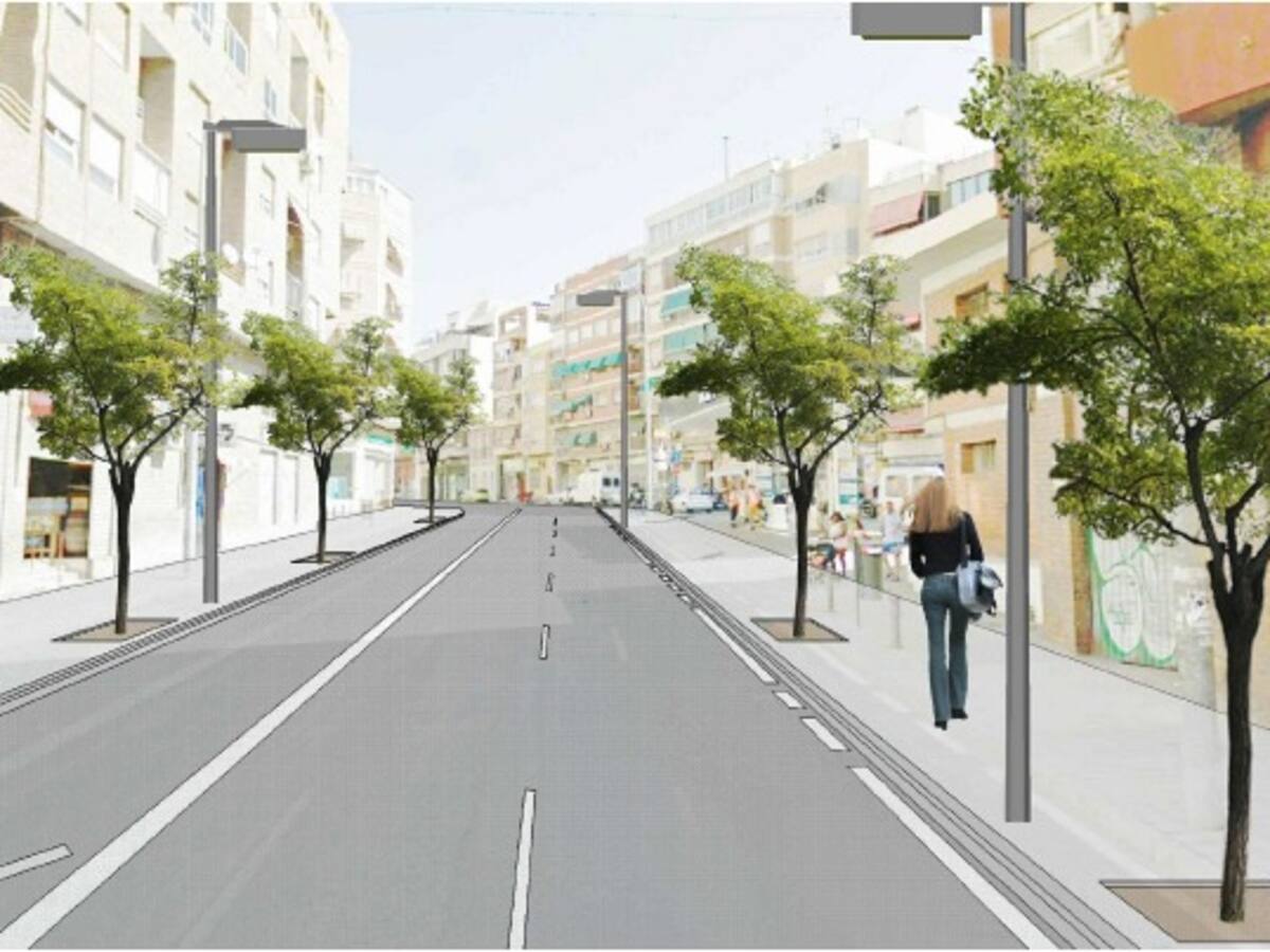 Cierra al tráfico la avenida Jijona de Alicante este fin de semana para seguir con las labores de asfaltado