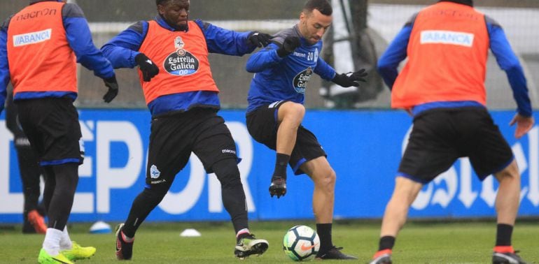 Guilherme en el entrenamiento