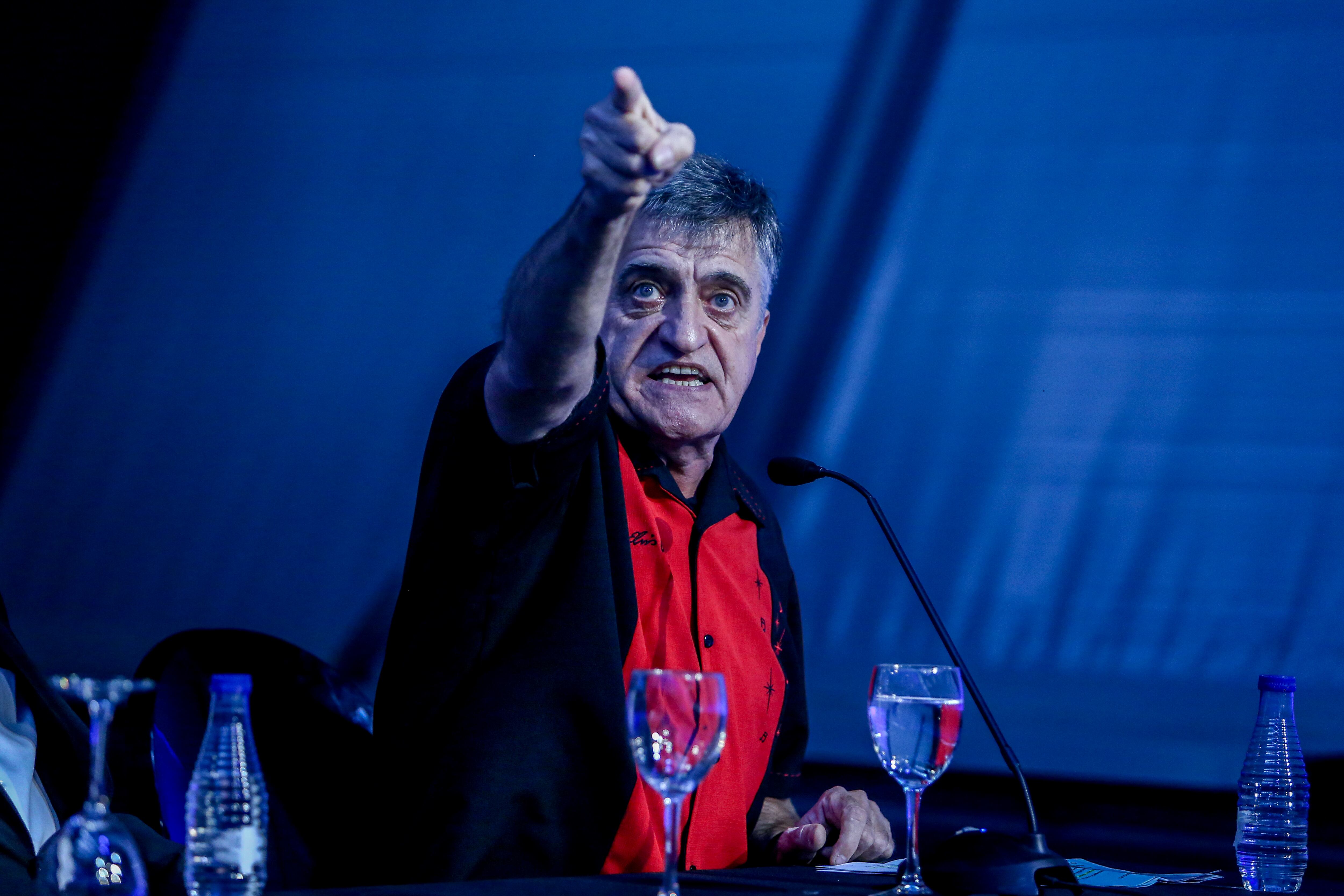 MADRID, SPAIN - DECEMBER 16: El Gran Wioming, at the presentation of the anniversary concert of the album &#039;Rock. (Photo By Ricardo Rubio/Europa Press via Getty Images)