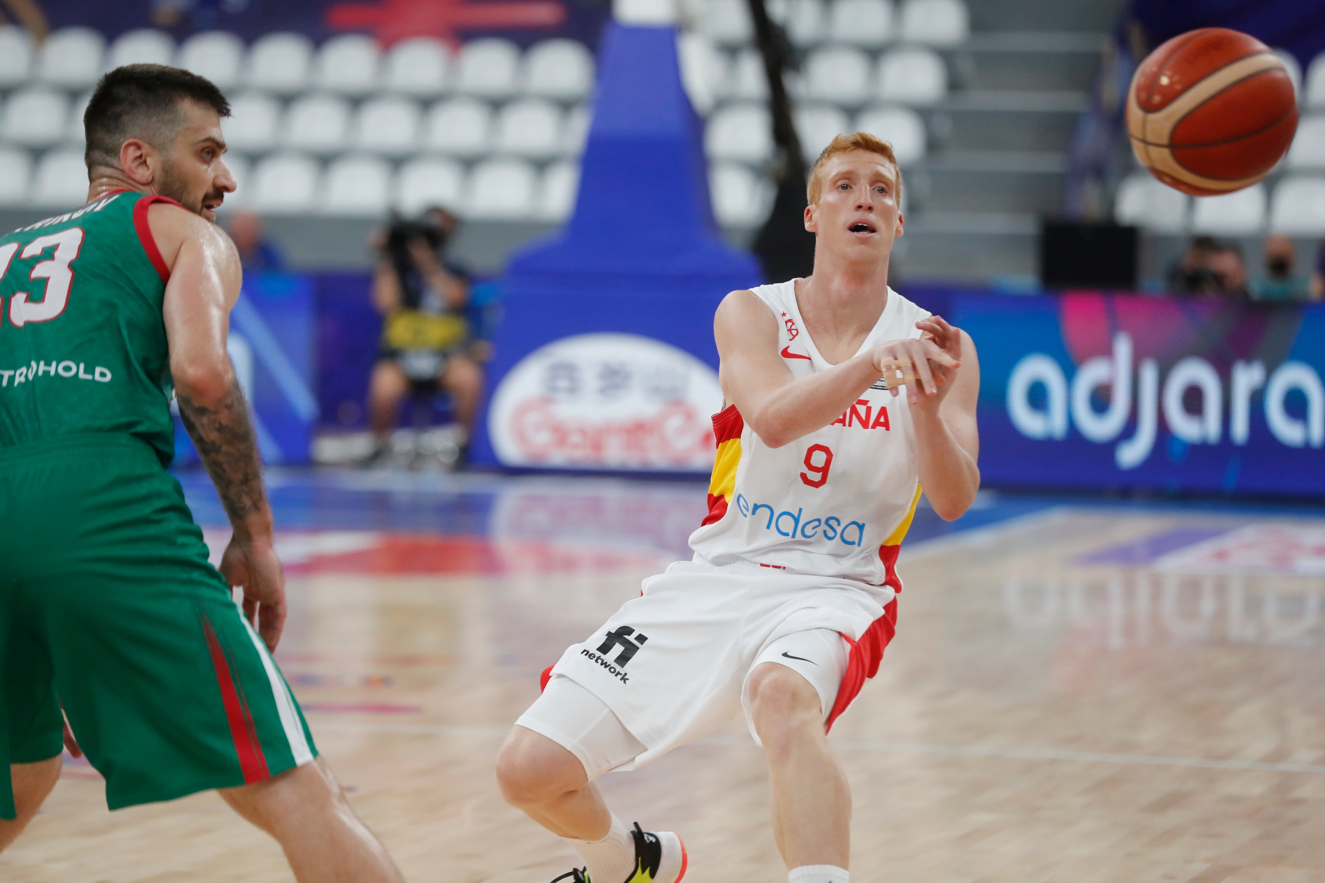 España juega hoy contra Georgia en el Eurobasket (Baloncesto, España) EFE/EPA/ZURAB KURTSIKIDZE