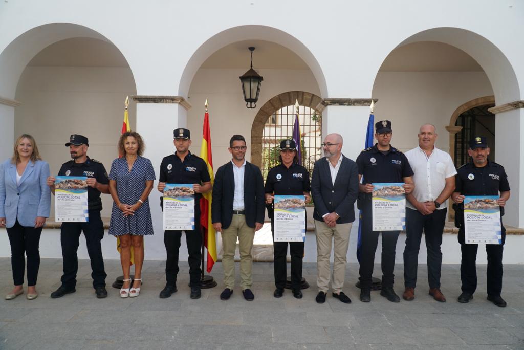 Un momento durante la presentación de los actos por la Diada de la Policía Local