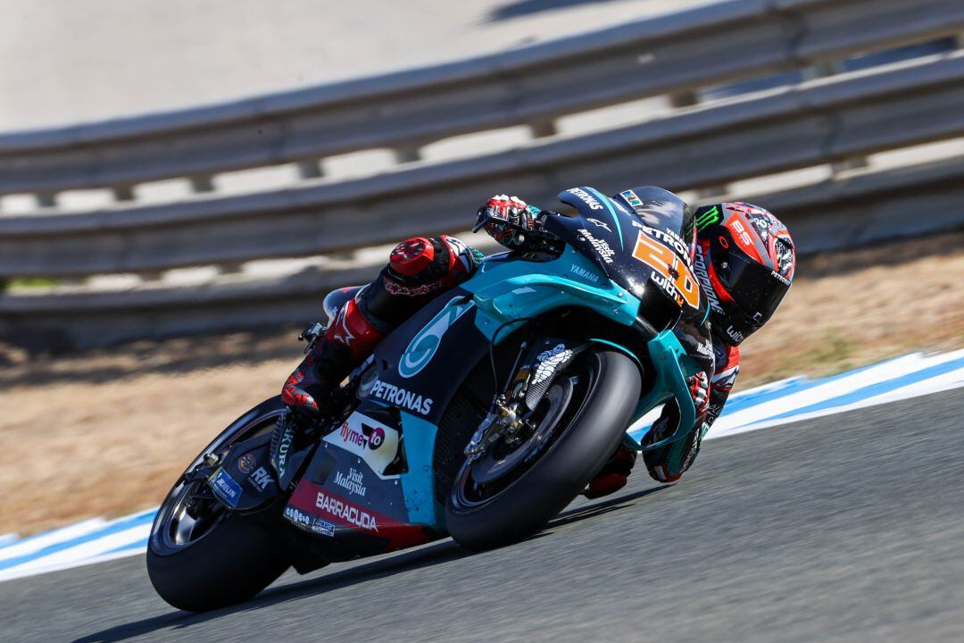 Fabio Quartararo saldrá desde la pole este domingo en Jerez