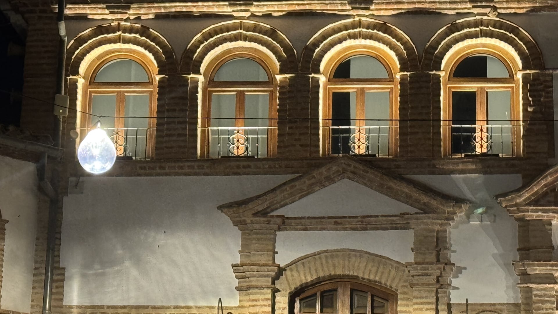 Inauguración del nuevo alumbrado de la Plaza Ochavada de Archidona