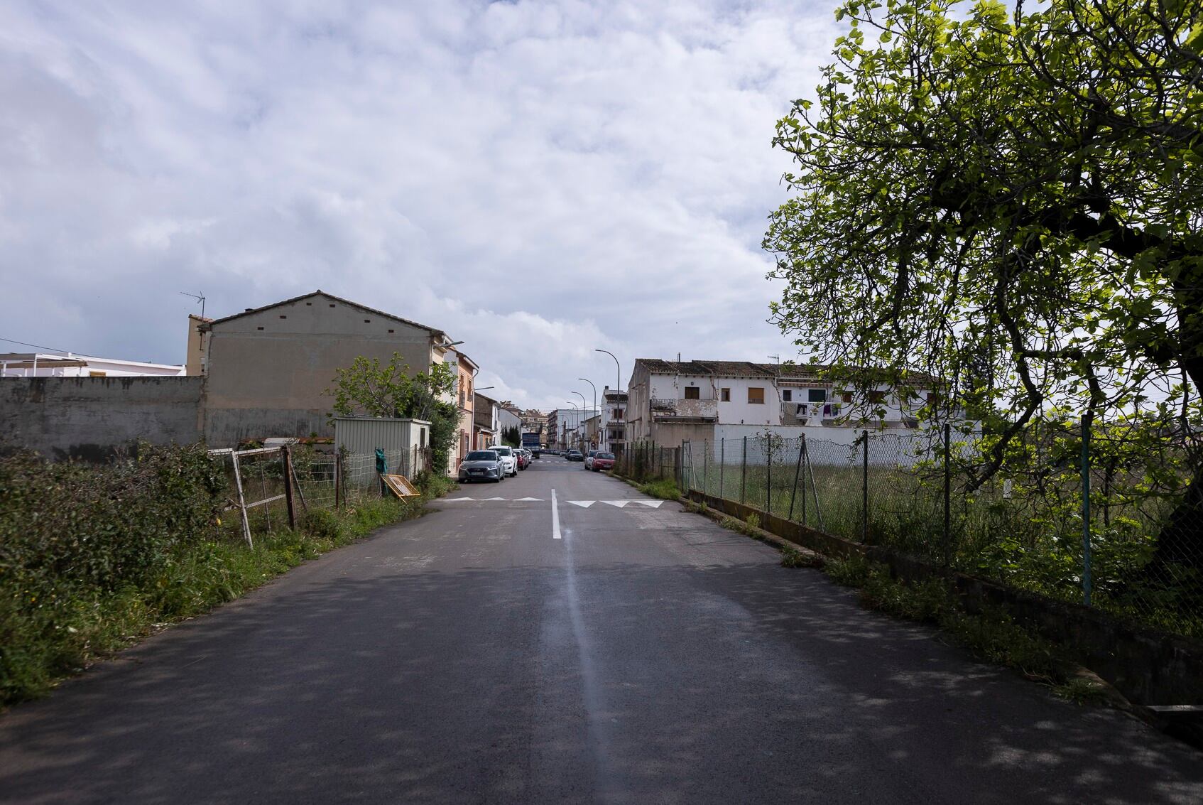 Carretera del Molí de Santa Maria en el Grau